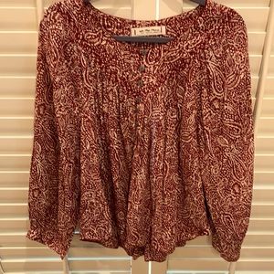 Cotton printed FP top